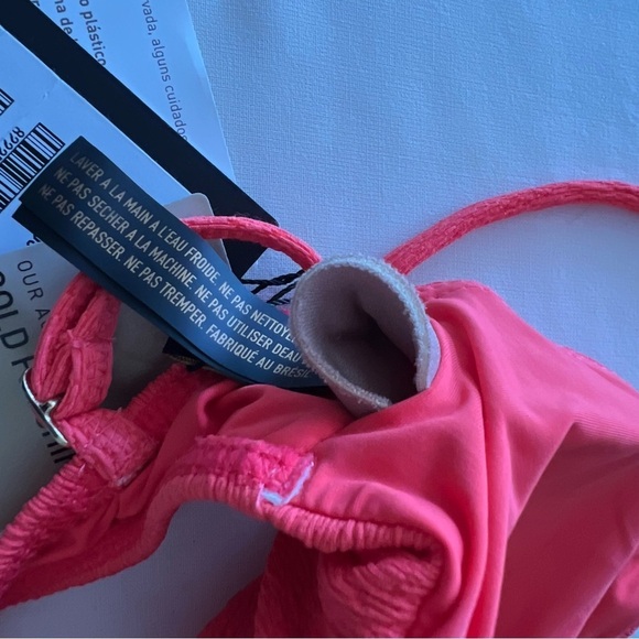 Vix by Paula Hermanny Firenze Erin Knot Top in Coral - Picture 15 of 16